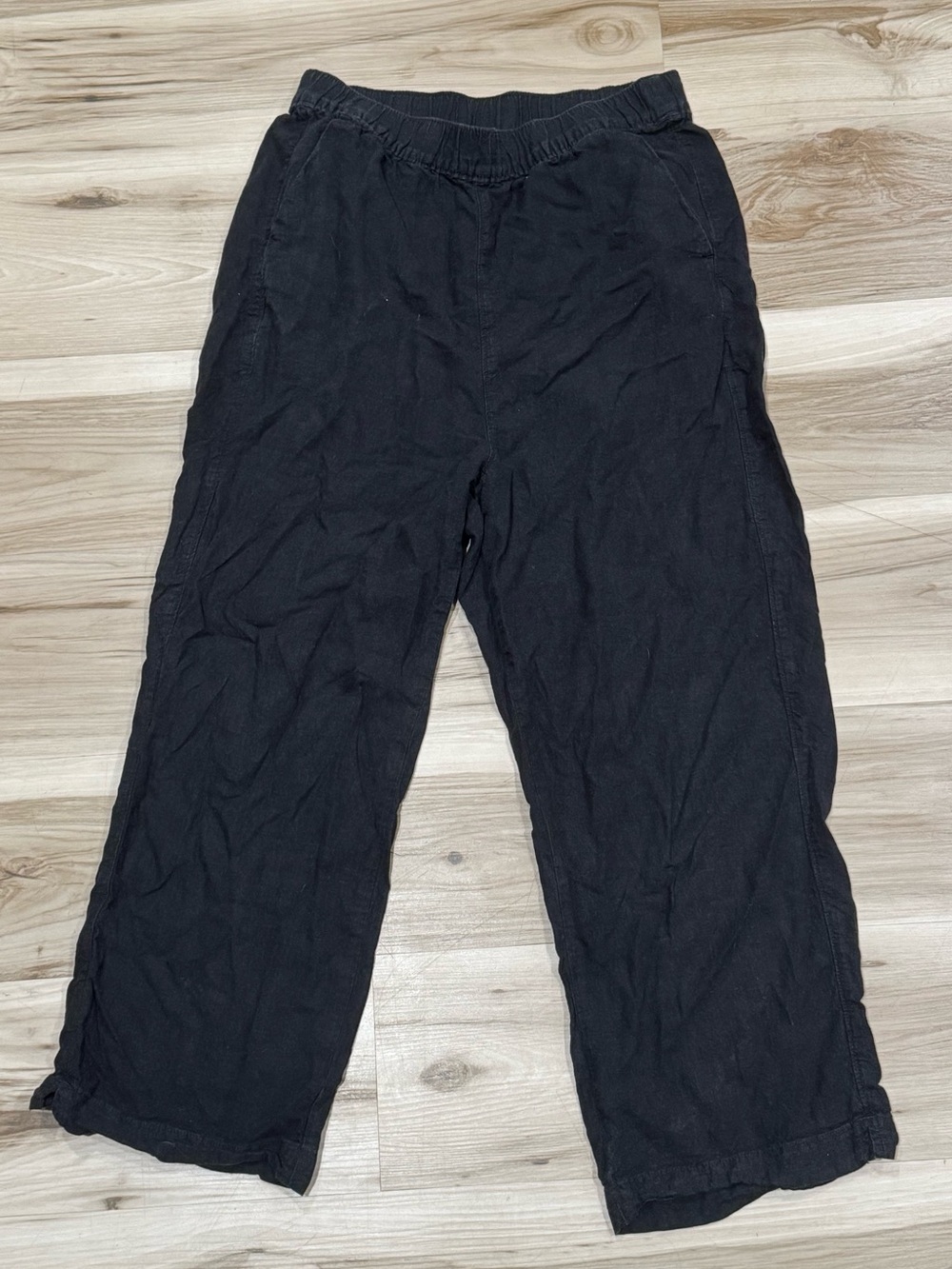 Patagonia Black Wide Leg Hemp Pants Women’s Medium